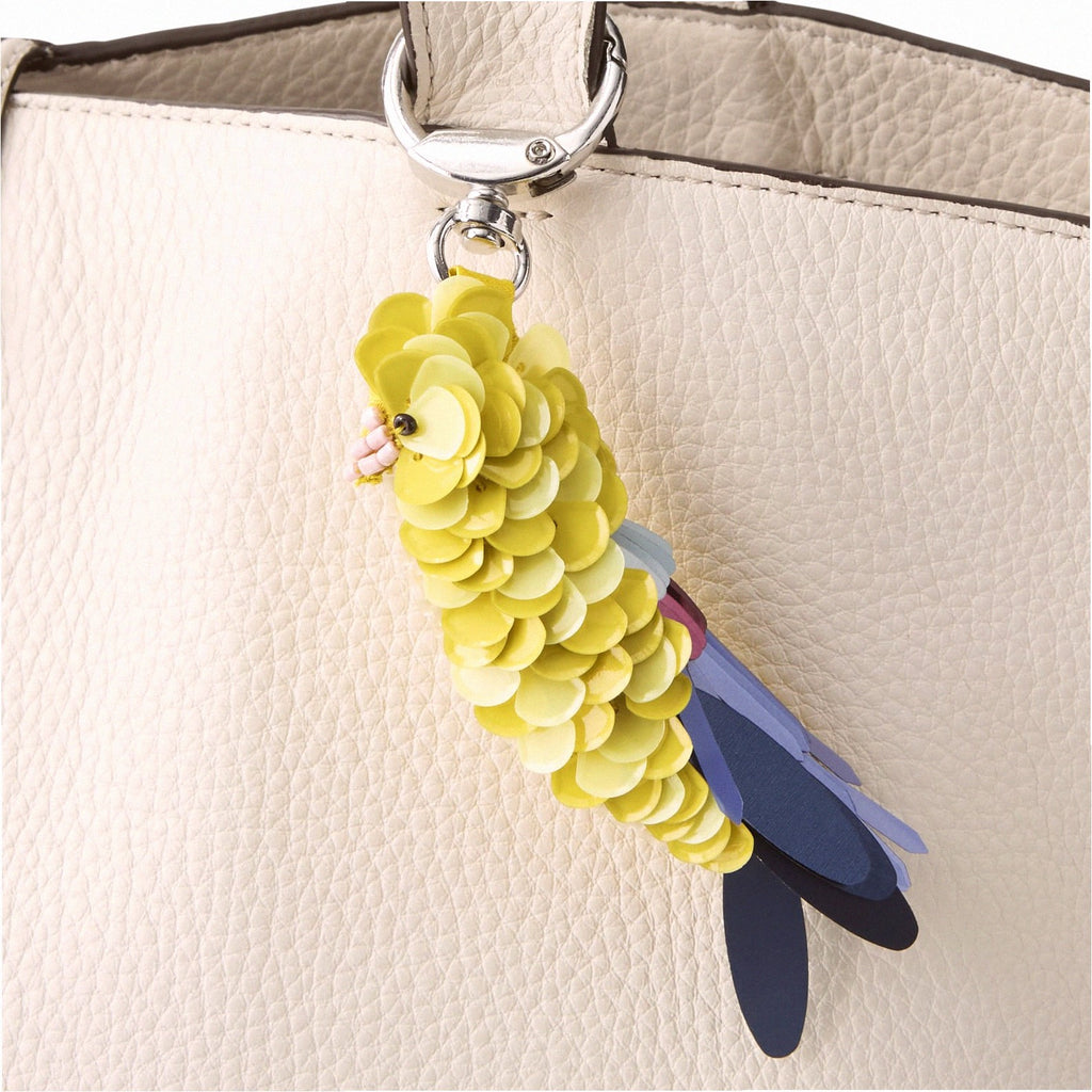 Beaded Bird Bag Charm