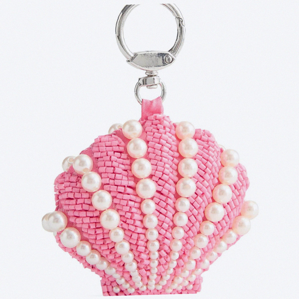 Beaded Shell Bag Charm