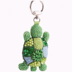 Beaded Turtle Bag Charm