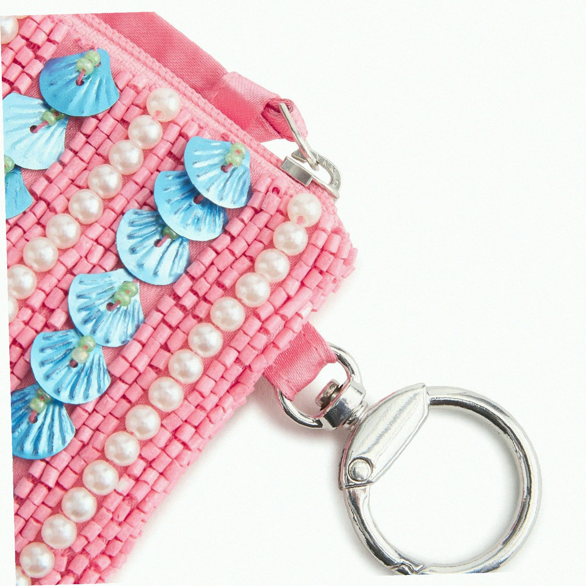 Beaded Zip Pouch