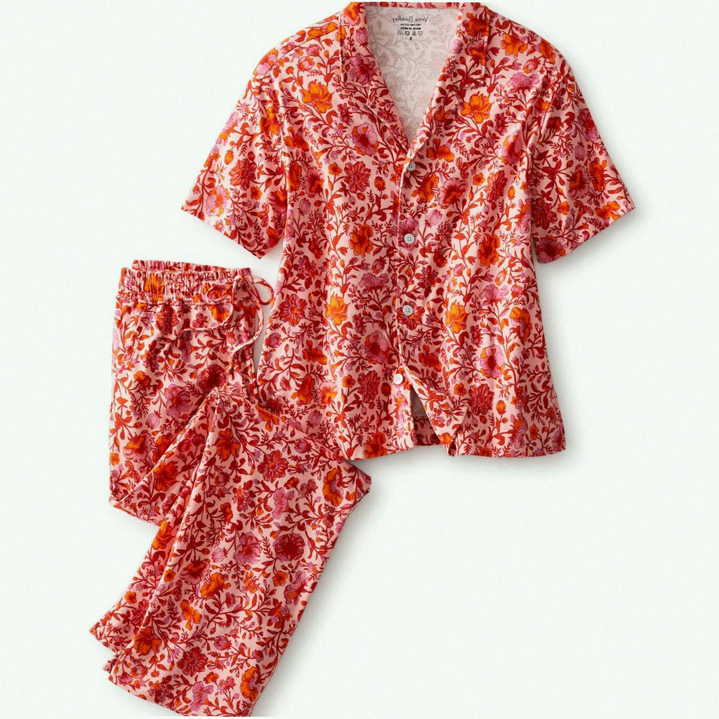 Button-Down Pajama Set