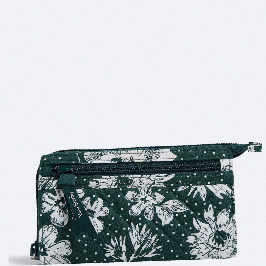 Collegiate RFID Front Zip Wristlet