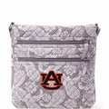 Collegiate Triple Zip Hipster Crossbody Bag