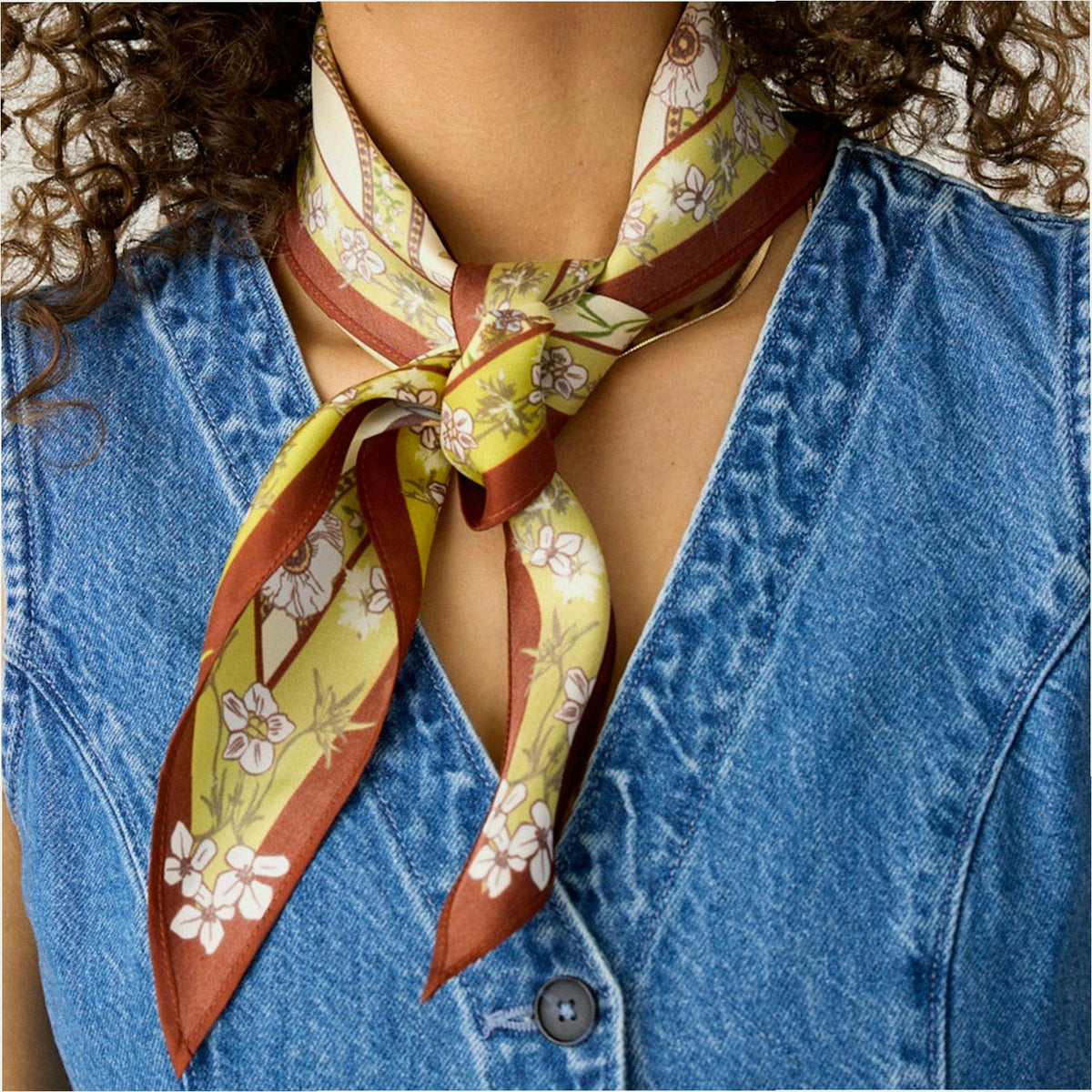 Diamond Silk Scarf