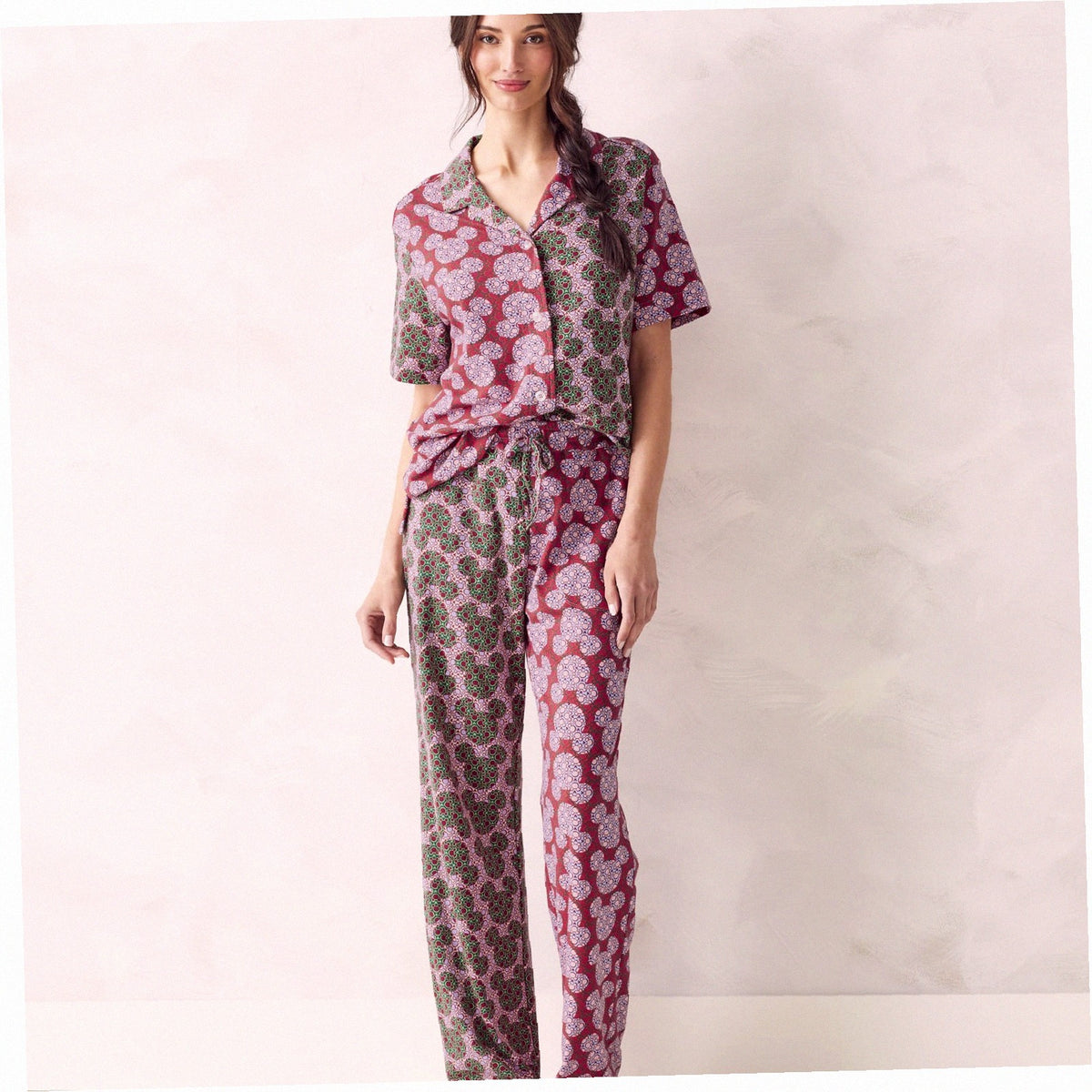 Disney Button-Down Pajama Set