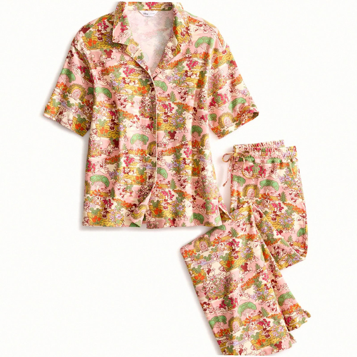 Disney Button-Down Pajama Set