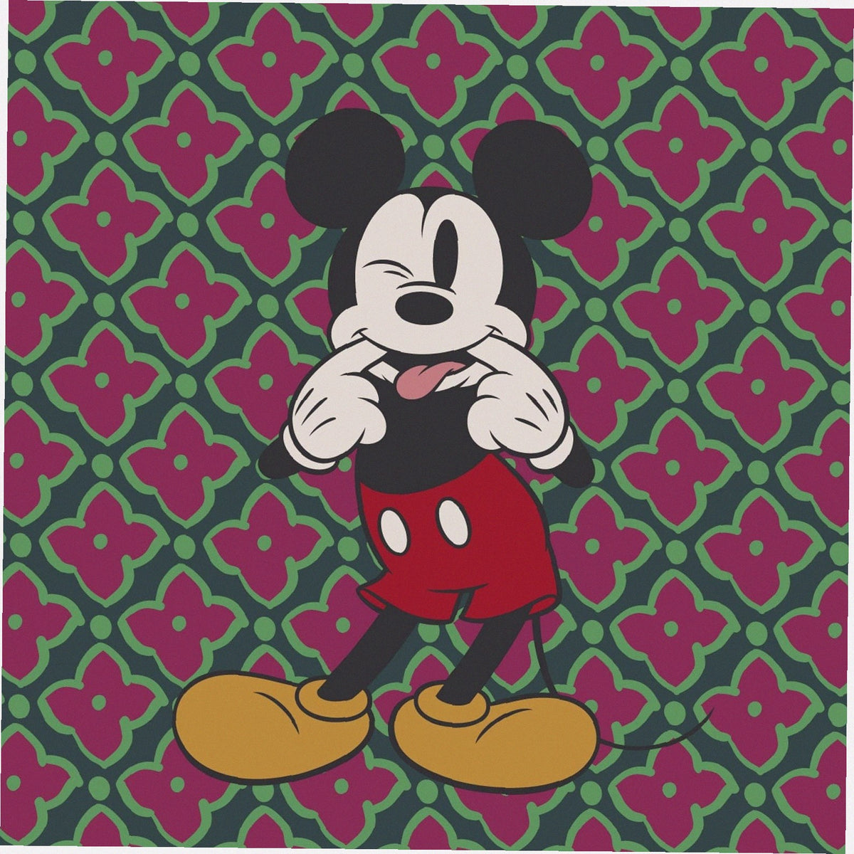 Disney Silly Mickey Mouse Bag Charm