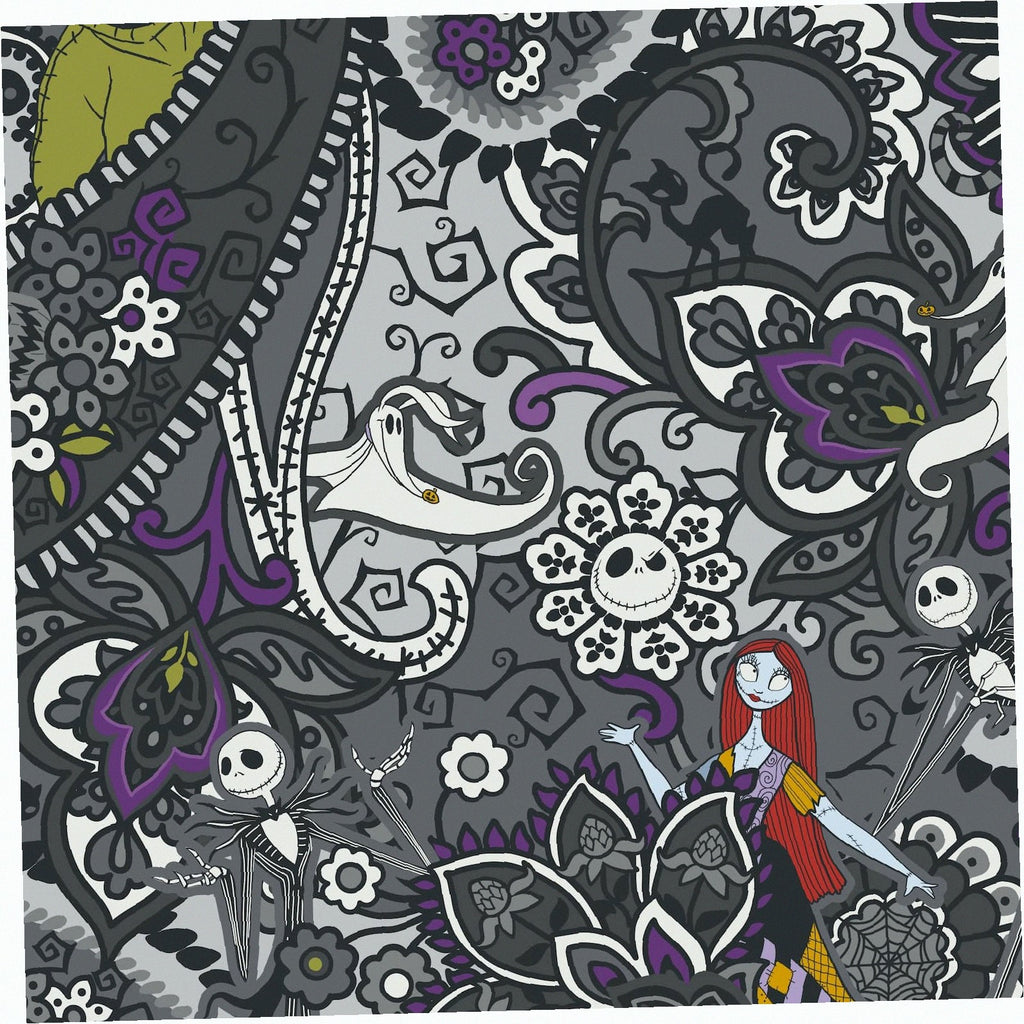 Disney Tim Burtons The Nightmare Before Christmas Original Zip Hipster
