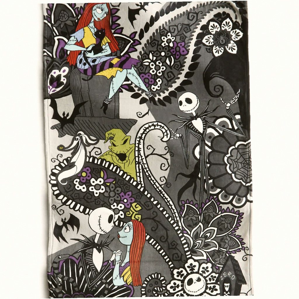 Disney Tim Burtons The Nightmare Before Christmas Plush Throw Blanket