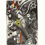 Disney Tim Burtons The Nightmare Before Christmas Plush Throw Blanket