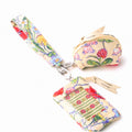 Dual Pouch Wide Wristlet