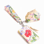 Dual Pouch Wide Wristlet