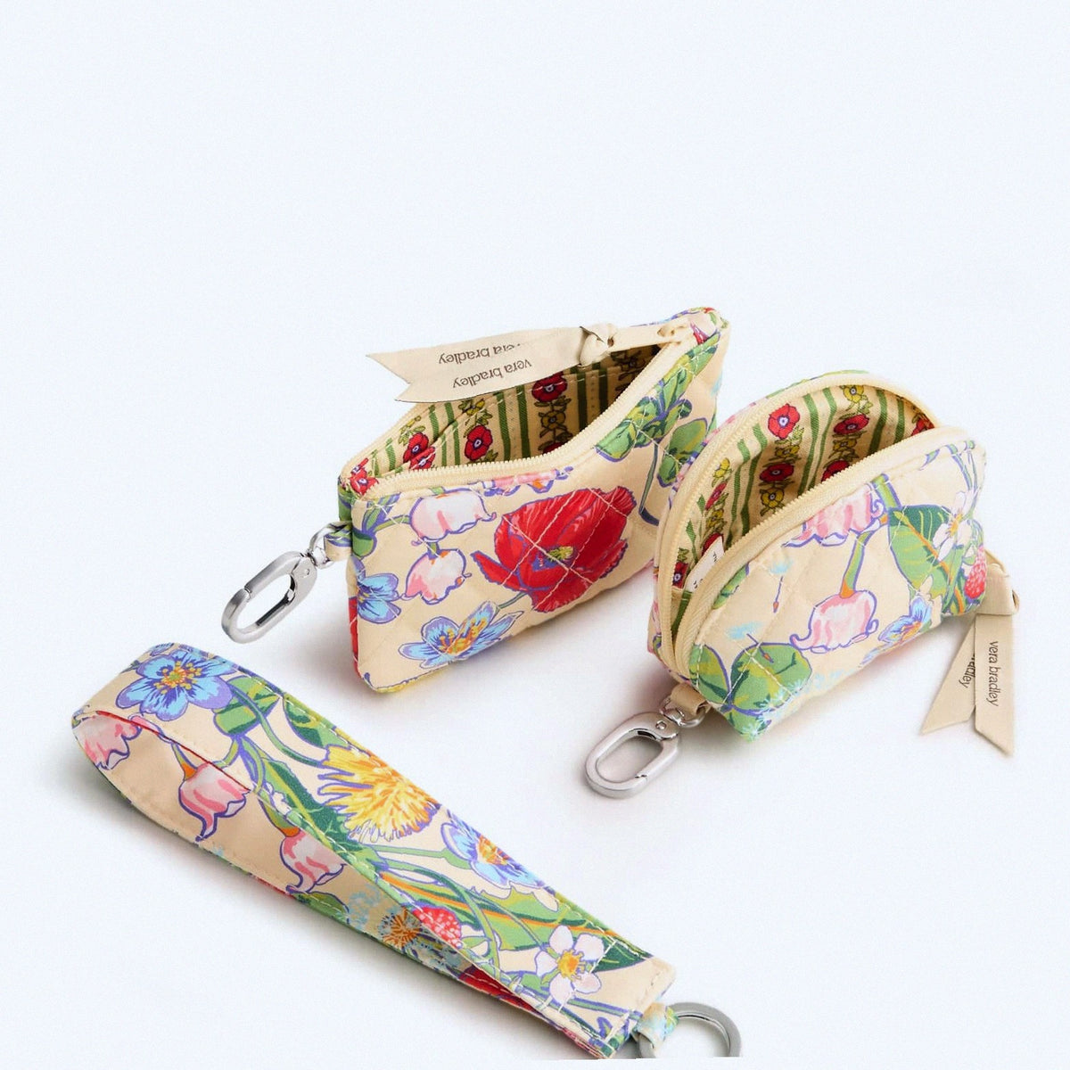 Dual Pouch Wide Wristlet