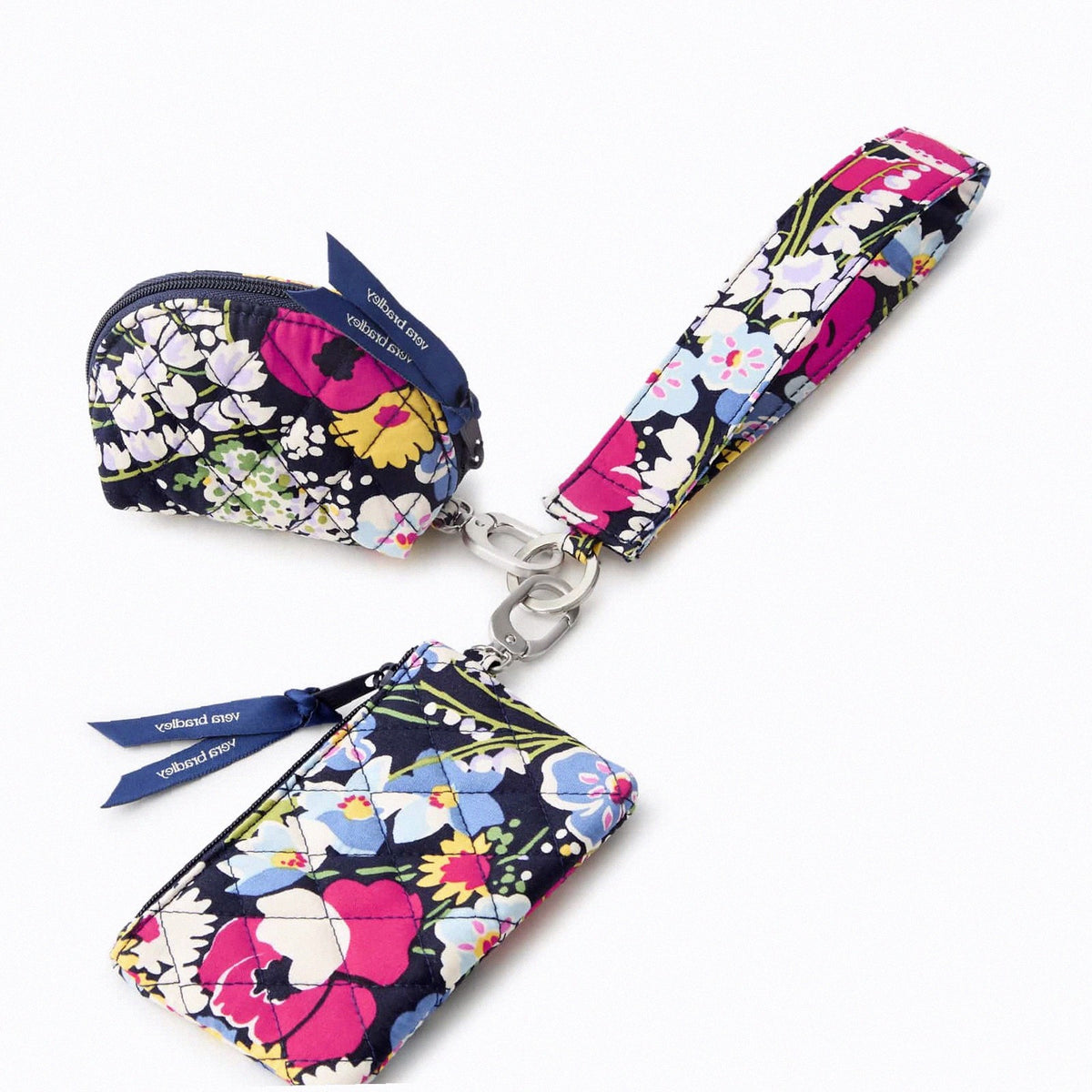 Dual Pouch Wide Wristlet
