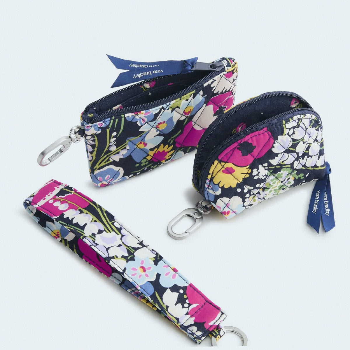 Dual Pouch Wide Wristlet
