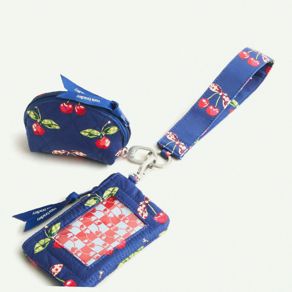 Dual Pouch Wide Wristlet