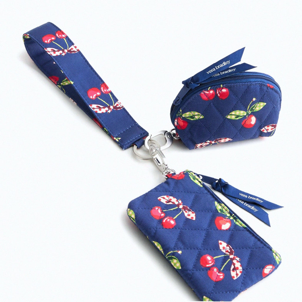 Dual Pouch Wide Wristlet