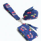 Dual Pouch Wide Wristlet