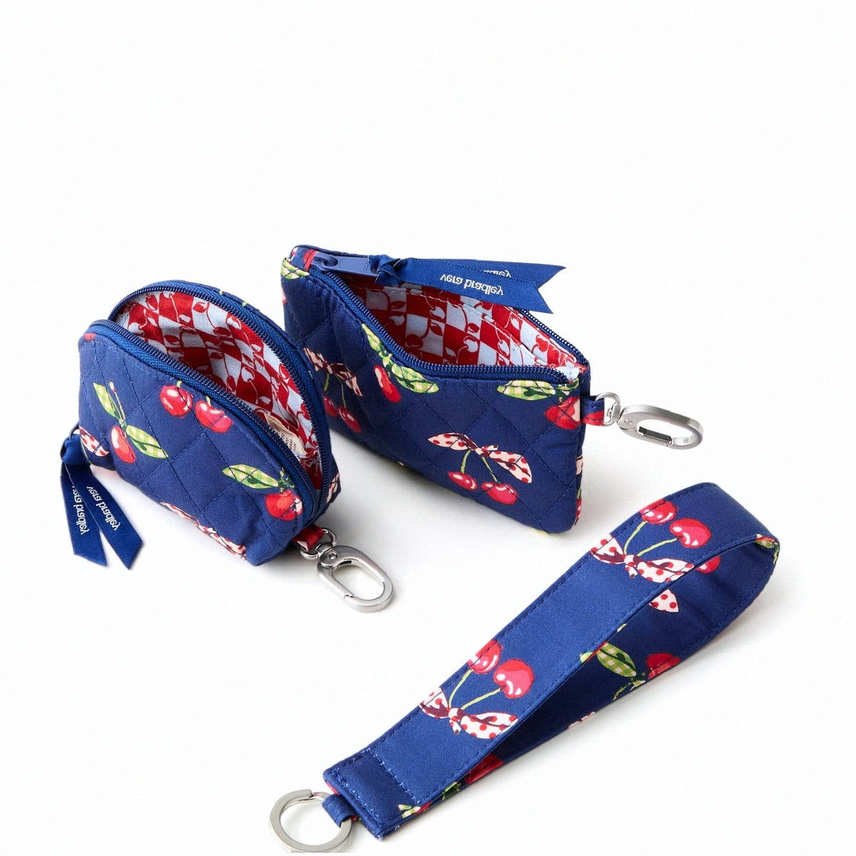 Dual Pouch Wide Wristlet