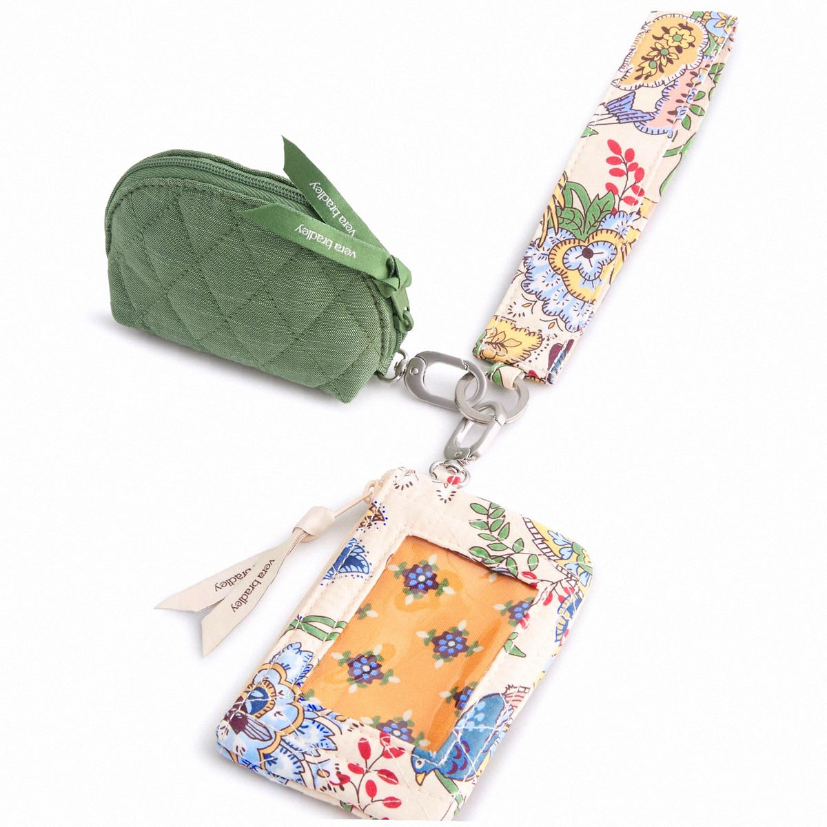 Dual Pouch Wide Wristlet