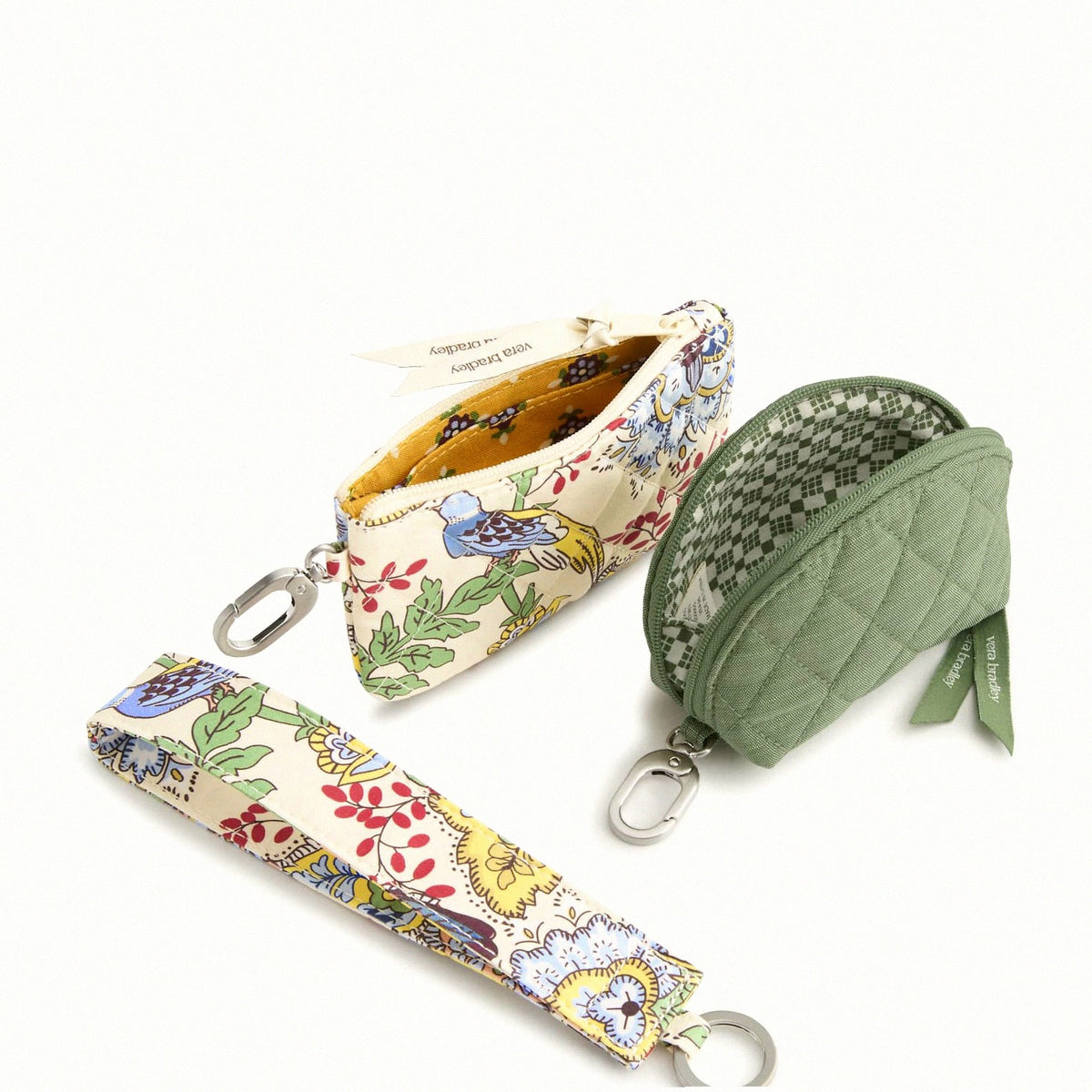 Dual Pouch Wide Wristlet