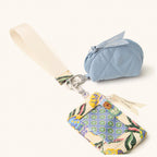Dual Pouch Wide Wristlet
