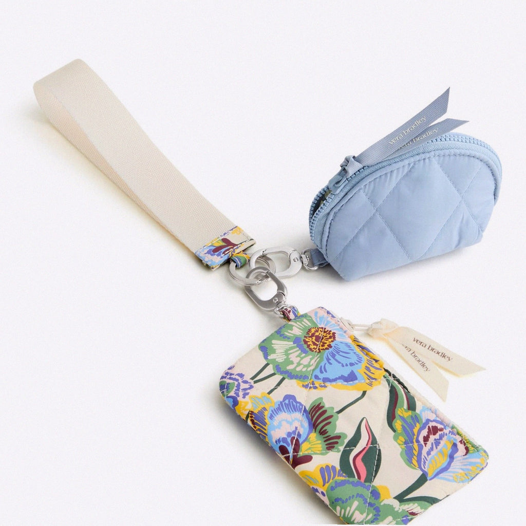 Dual Pouch Wide Wristlet