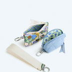 Dual Pouch Wide Wristlet