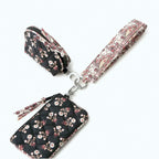 Dual Pouch Wide Wristlet