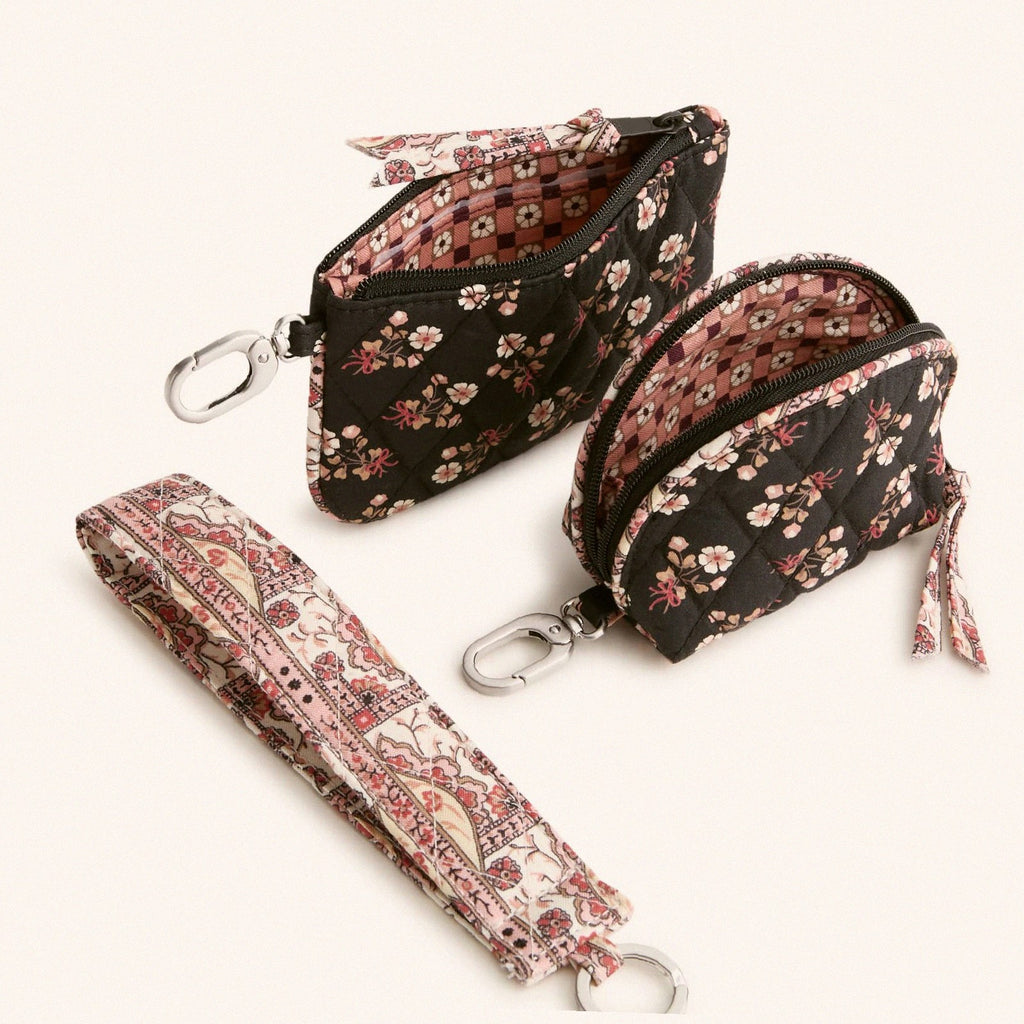 Dual Pouch Wide Wristlet