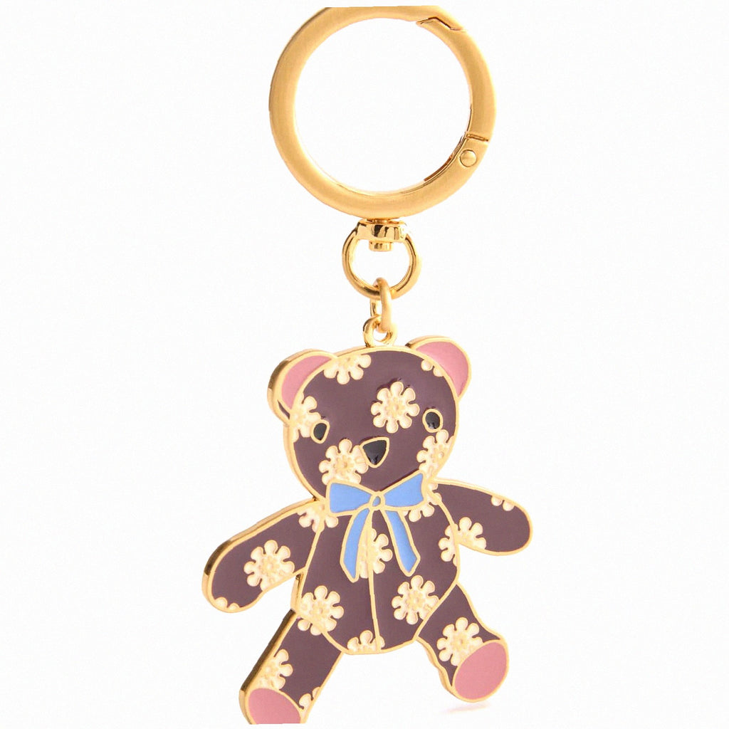 Enamel Bear Bag Charm