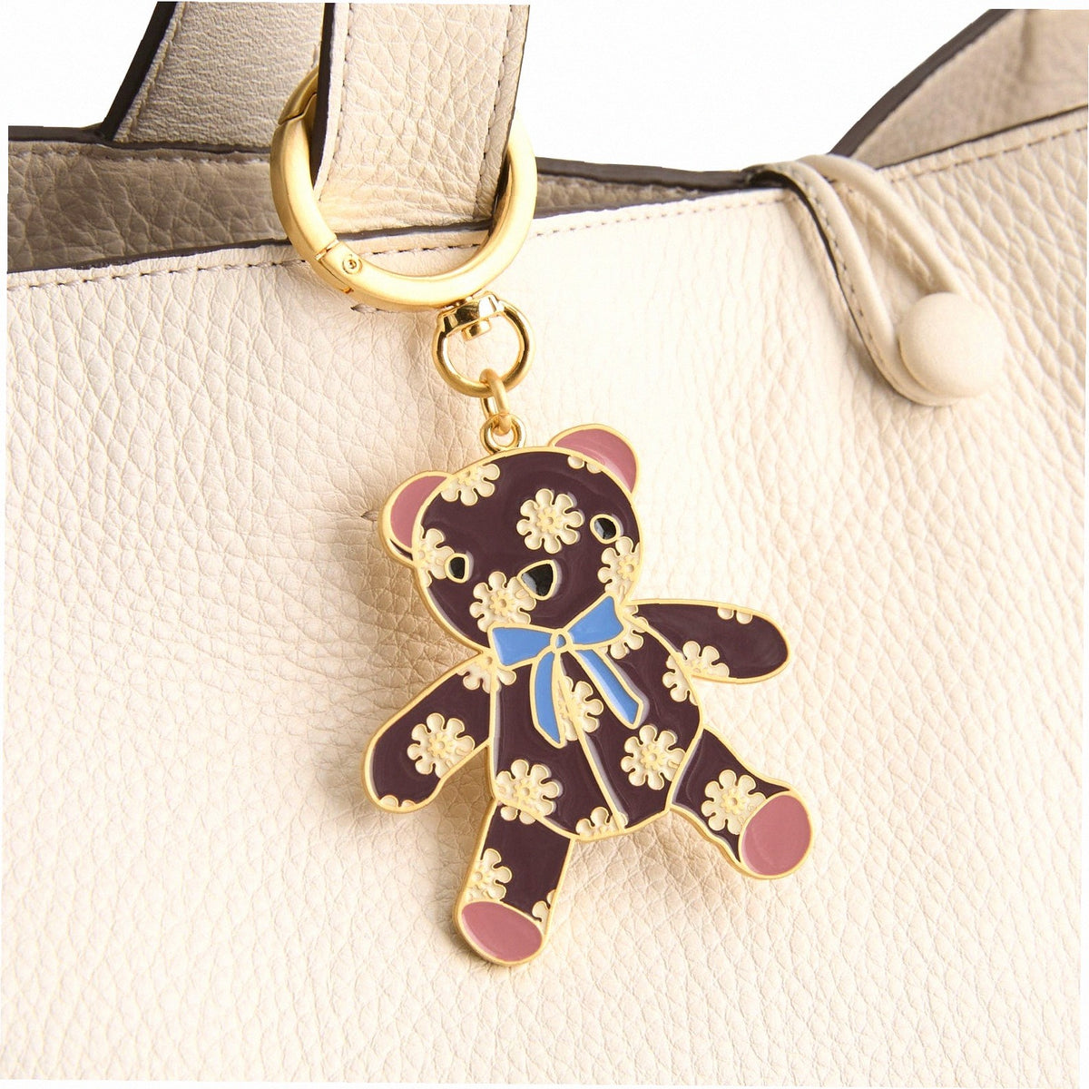 Enamel Bear Bag Charm