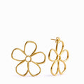 Graphic Flower Earrings
