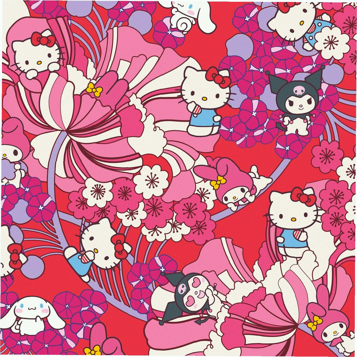 Hello Kitty and Friends Double Wall Tumbler with Straw