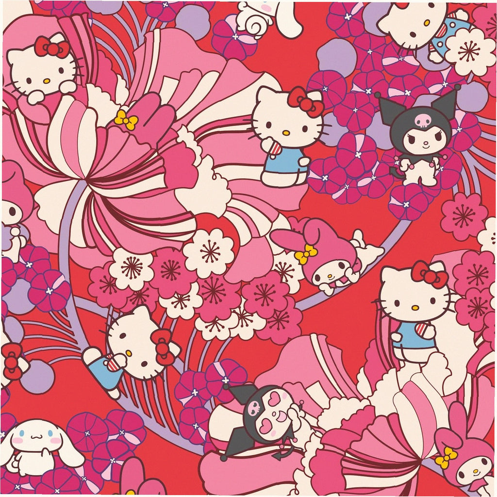 Hello Kitty and Friends Dual Pouch Wide Wristlet