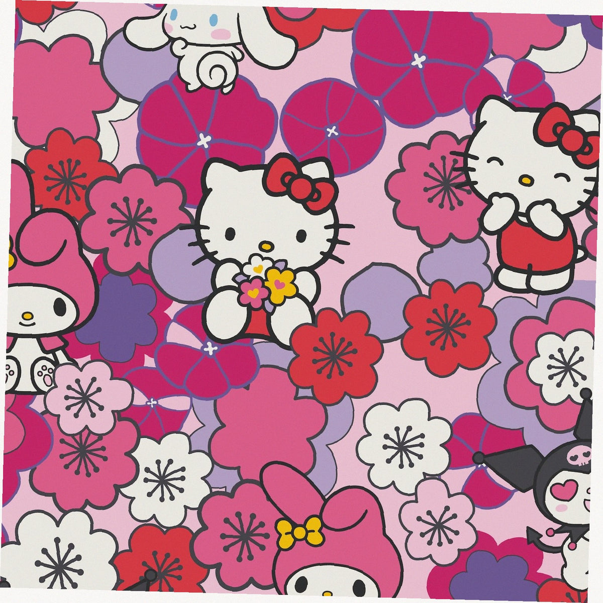 Hello Kitty and Friends Large Pouch
