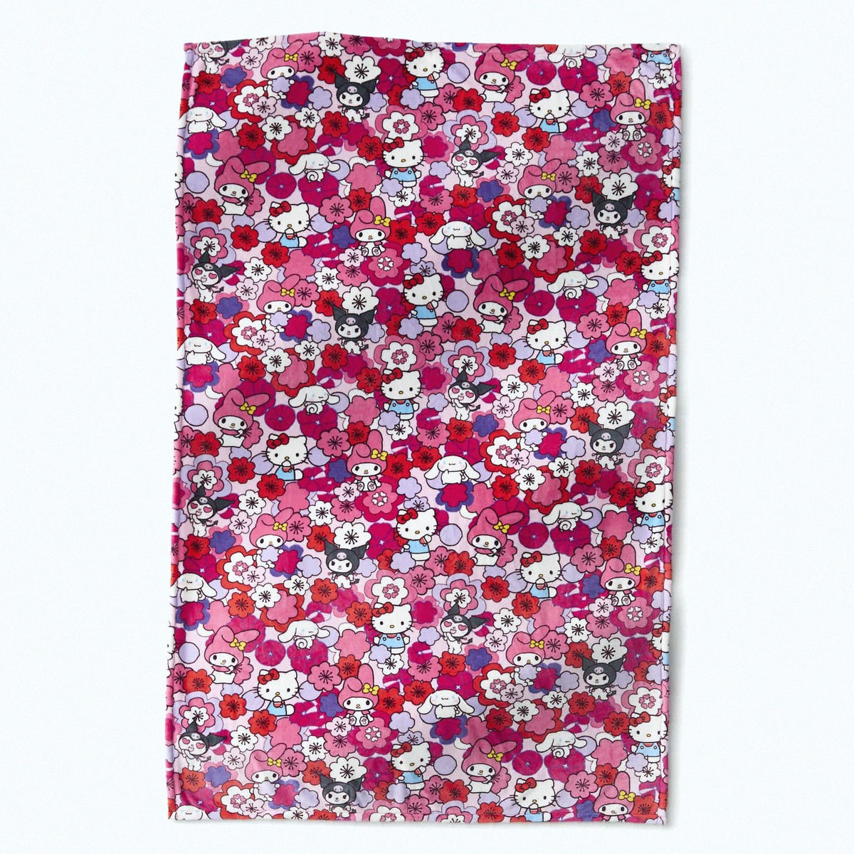 Hello Kitty and Friends Plush Throw Blanket