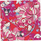 Hello Kitty and Friends Small Spiral Notebook with Pockets