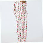 Long-Sleeved Button-Down Pajama Top