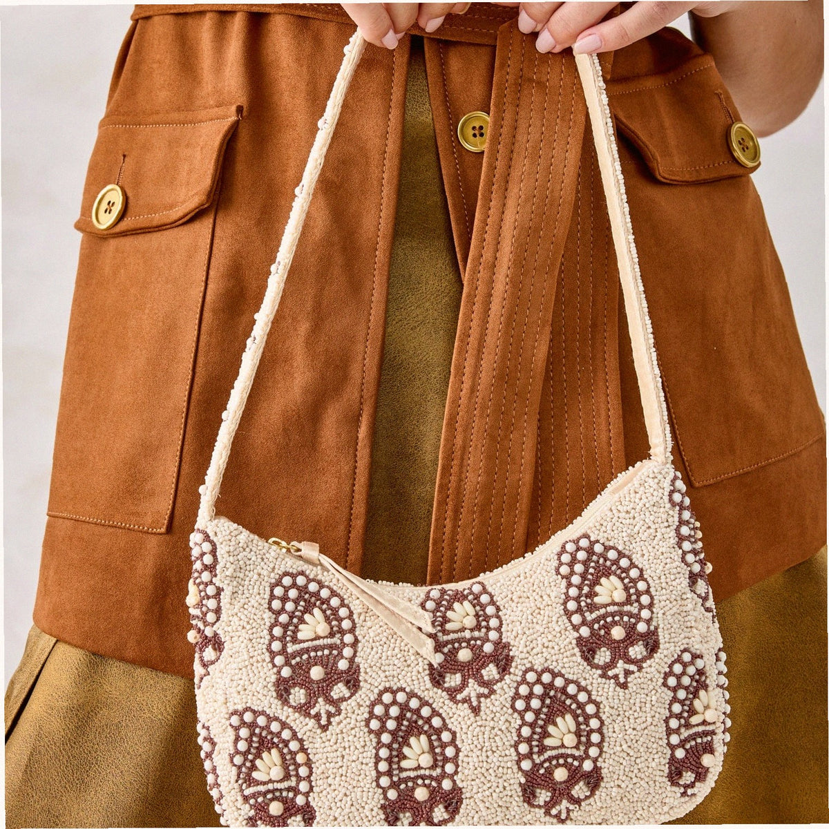 Mini Roxbury Crescent Shoulder Bag