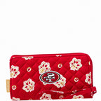 NFL RFID Front Zip Wristlet