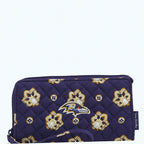 NFL RFID Front Zip Wristlet