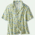 Short-Sleeved Button-Down Pajama Top