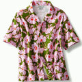 Short-Sleeved Button-Down Pajama Top