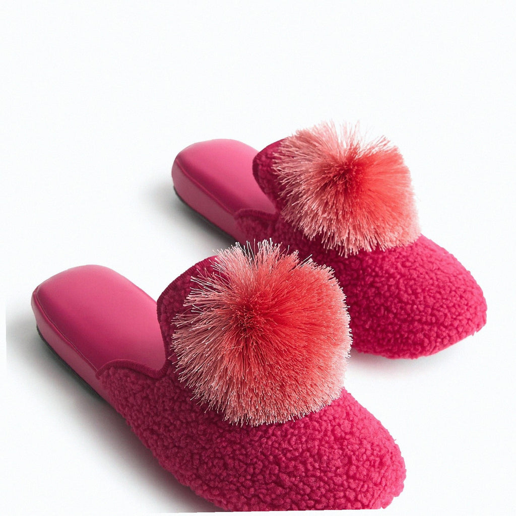 Wicked Pom Slippers